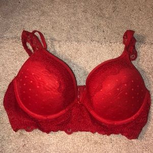 Red Lace Bra